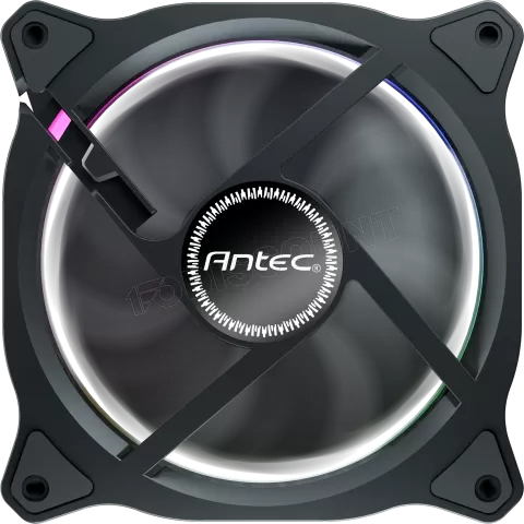 Photo de Ventilateur de boitier Antec Neon RGB - 12cm (Noir)