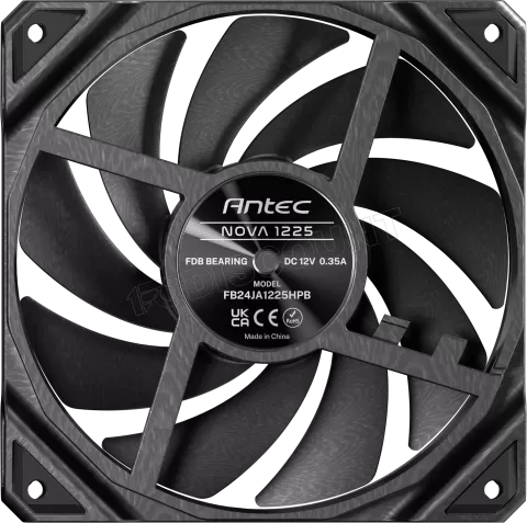 Photo de Ventilateur de boitier Antec Nova - 12cm (Noir)