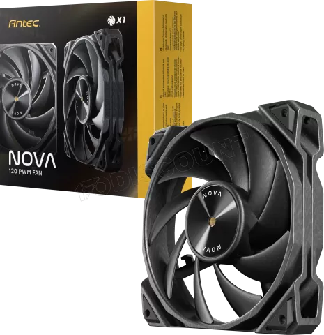 Photo de Ventilateur de boitier Antec Nova - 12cm (Noir)