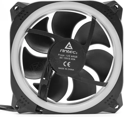 Photo de Ventilateur de boitier Antec Prizm 120 RGB 12cm (Noir)