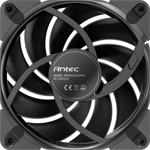 Photo de Ventilateur de boitier Antec Tranquil - 12cm (Noir)