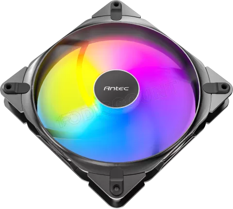 Photo de Ventilateur de boitier Antec Tranquil RGB - 14cm (Noir)