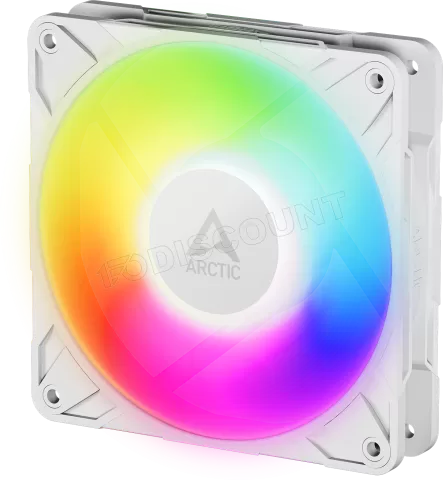 Photo de Ventilateur de boitier Arctic P12 Pro PST RGB - 12cm (Blanc)