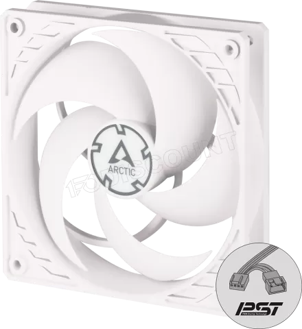 Photo de Ventilateur de boitier Arctic P12 PST - 12cm (Blanc)