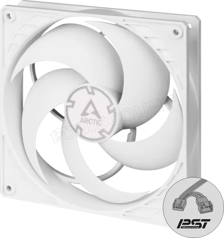 Photo de Ventilateur de boitier Arctic P14 PST - 14cm (Blanc)