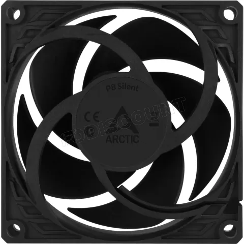 Photo de Ventilateur de boitier Arctic P8 Silent - 8cm (Noir)