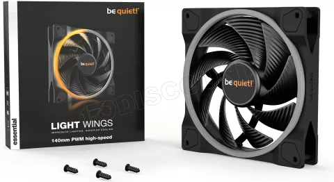 Photo de Ventilateur de boitier be quiet! Light Wings High Speed RGB - 14cm (Noir)