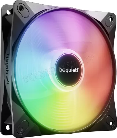 Photo de Ventilateur de boitier be quiet! Light Wings LX Reverse RGB - 12cm (Noir)