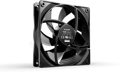 Photo de Ventilateur de boitier be quiet! Pure Wings 3 - 12cm (Noir)