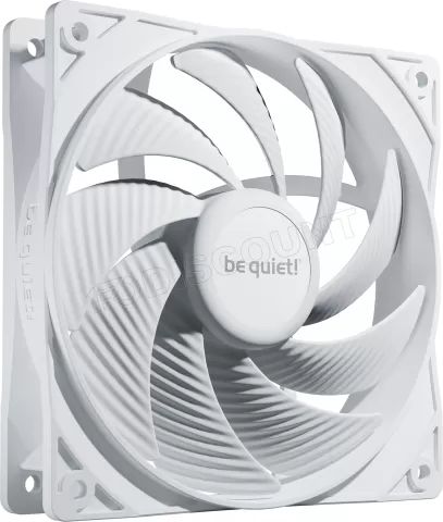 Photo de Ventilateur de boitier be quiet! Pure Wings 3 Haute vitesse PWM 12cm (Blanc)