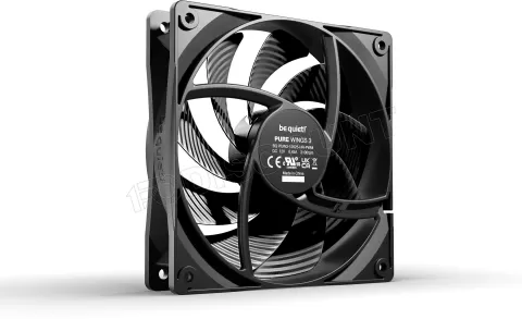 Photo de Ventilateur de boitier be quiet! Pure Wings 3 Haute vitesse PWM 12cm (Noir)