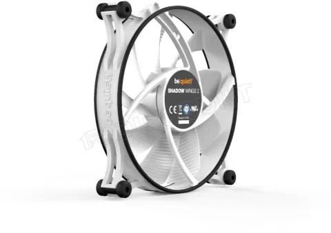 Photo de Ventilateur de boitier be quiet! Shadow Wings 2 - 14cm (Blanc)