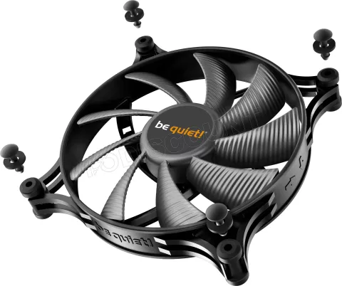 Photo de Ventilateur de boitier be quiet! Shadow Wings 2 - 14cm (Noir)