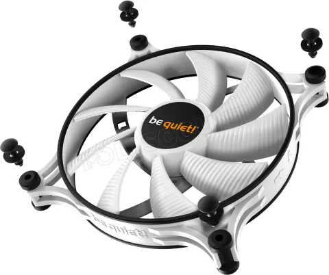 Photo de Ventilateur de boitier be quiet! Shadow Wings 2 PWM - 14cm (Blanc)