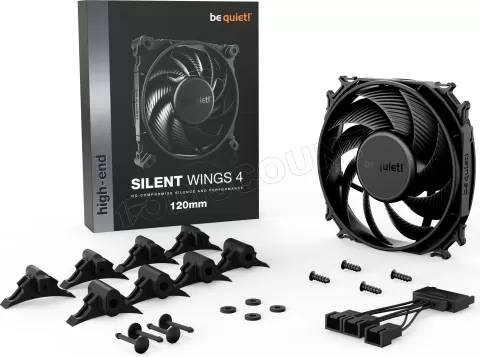 Photo de Ventilateur de boitier be quiet! Silent Wings 4 - 12cm (Noir)