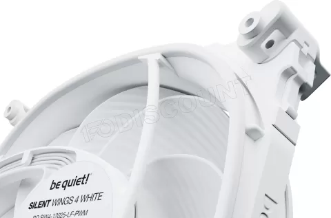 Photo de Ventilateur de boitier be quiet! Silent Wings 4 Haute-vitesse - 12cm (Blanc)