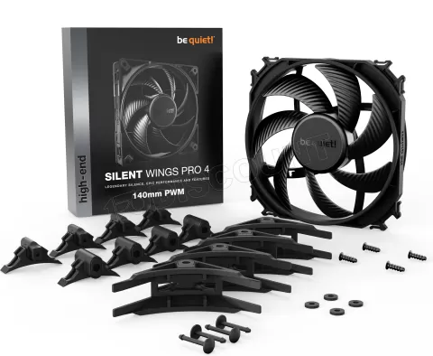 Photo de Ventilateur de boitier be quiet! Silent Wings 4 Pro - 14cm (Noir)