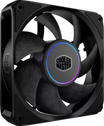 Photo de Ventilateur de boitier Cooler Master MasterFan M120 RGB -12cm (Noir)