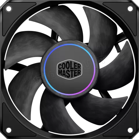Photo de Ventilateur de boitier Cooler Master MasterFan M120 RGB -12cm (Noir)