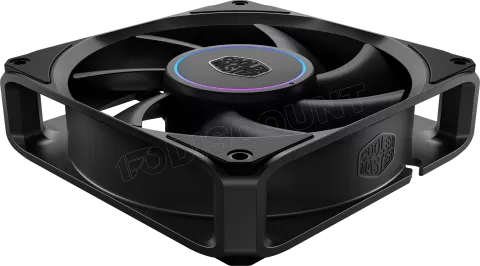 Photo de Ventilateur de boitier Cooler Master MasterFan M120 RGB -12cm (Noir)