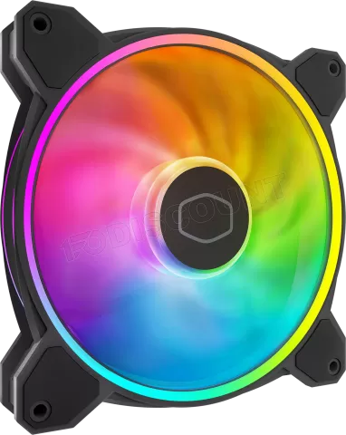 Photo de Ventilateur de boitier Cooler Master MasterFan MF Halo² RGB - 14cm (Noir)