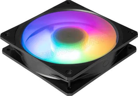 Photo de Ventilateur de boitier Cooler Master Mobius P Series RGB - 12cm (Noir)