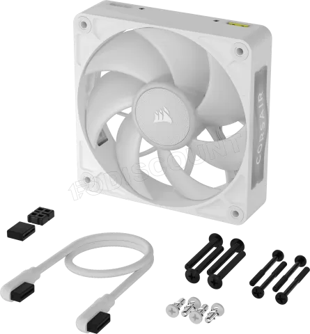 Photo de Ventilateur de boitier Corsair iCue Link RX Max RGB - 12cm (Blanc)