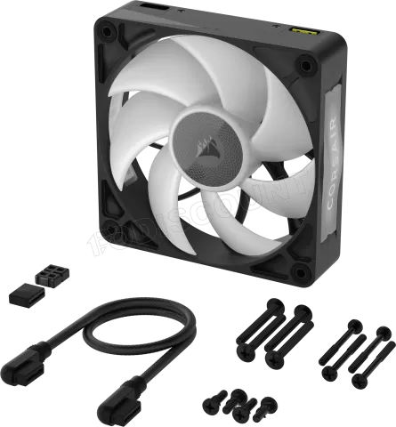 Photo de Ventilateur de boitier Corsair iCue Link RX Max RGB - 12cm (Noir)