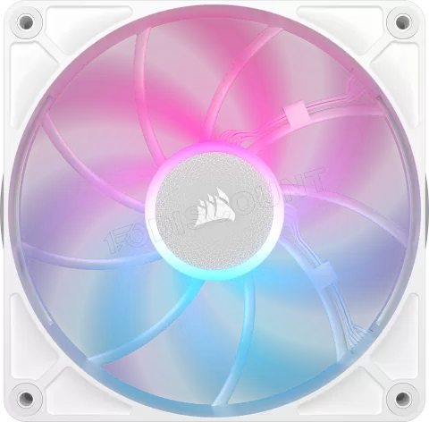 Photo de Ventilateur de boitier Corsair iCue Link RX Max RGB - 14cm (Blanc)