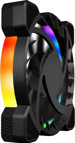 Photo de Ventilateur de boitier Cougar Vortex FCB RGB 12cm (Noir)