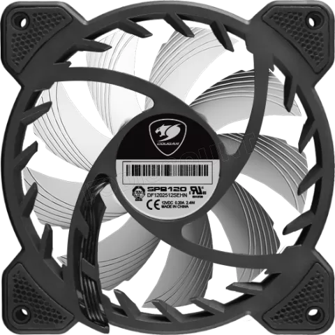 Photo de Ventilateur de boitier Cougar Vortex SPB RGB 12cm (Noir)