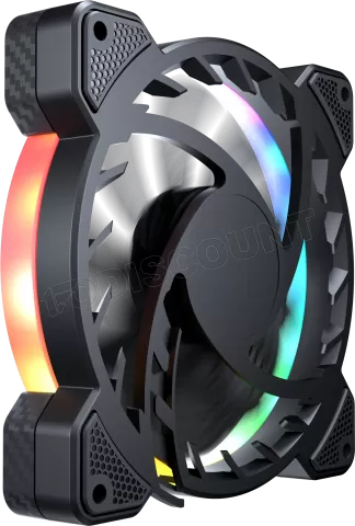 Photo de Ventilateur de boitier Cougar Vortex VK RGB 12cm (Noir)