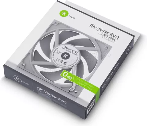 Photo de Ventilateur de boitier Ekwb EK-Vardar Evo 120ER BB 12cm (Blanc)