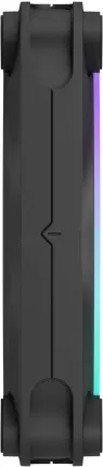 Photo de Ventilateur de boitier Fractal Design Momentum RGB - 12cm (Noir)