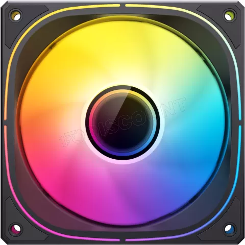 Photo de Ventilateur de boitier Jonsbo FR-505 Reverse RGB - 12cm (Noir)