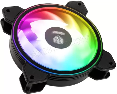 Photo de Ventilateur de boitier Kolink Umbra RGB PWM 12cm (Noir)