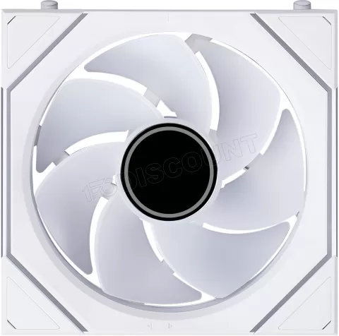 Photo de Ventilateur de boitier Lian Li Uni Fan SL-Infinity Flex Reverse RGB - 12cm (Blanc)