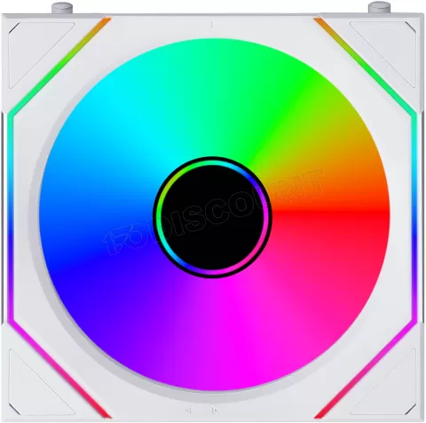 Photo de Ventilateur de boitier Lian Li Uni Fan SL-Infinity Flex RGB - 12cm (Blanc)