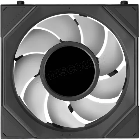 Photo de Ventilateur de boitier Lian Li Uni Fan SL-Infinity LCD Flex RGB - 12cm (Noir)