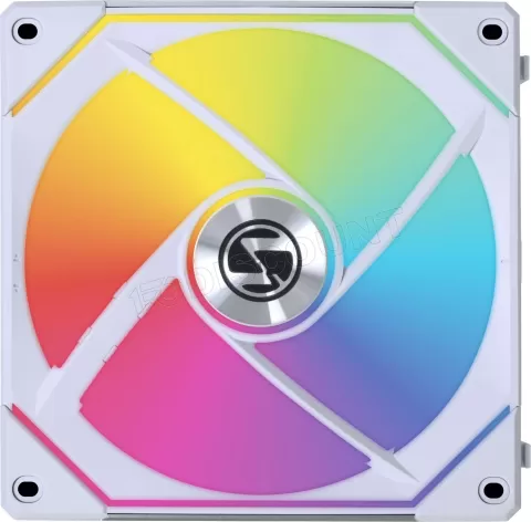 Photo de Ventilateur de boitier Lian Li Uni Fan SL-Infinity Reverse RGB - 14cm (Blanc)