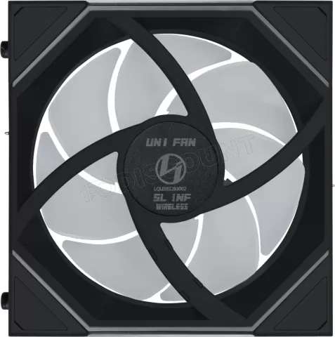 Photo de Ventilateur de boitier Lian Li Uni Fan SL-Infinity Wireless RGB - 12cm (Noir)