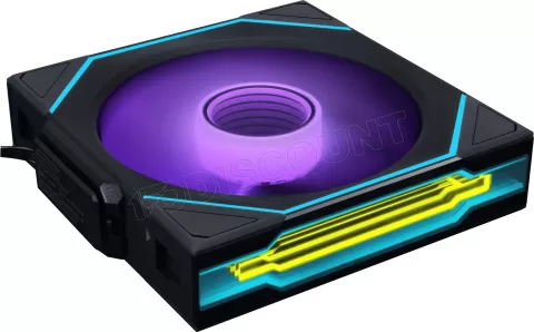Photo de Ventilateur de boitier Lian Li Uni Fan SL-Infinity Wireless RGB - 12cm (Noir)