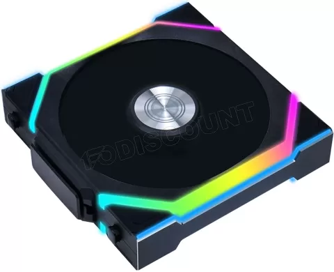 Photo de Ventilateur de boitier Lian Li Uni Fan SL Wireless Reverse RGB - 12cm (Noir)