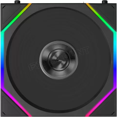 Photo de Ventilateur de boitier Lian Li Uni Fan TL Flex RGB - 12cm (Noir)