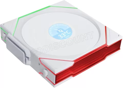 Photo de Ventilateur de boitier Lian Li Uni Fan TL Wireless LCD Reverse RGB - 12cm (Blanc)