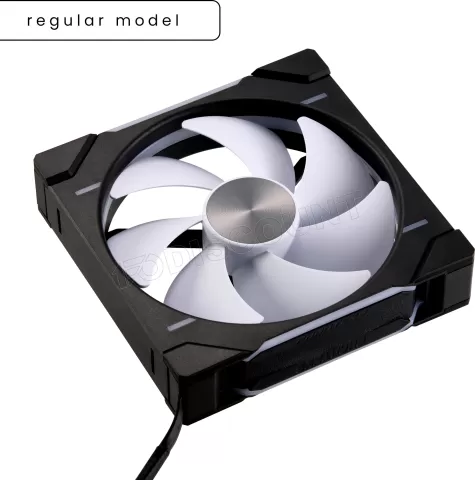 Photo de Ventilateur de boitier Phanteks D30 Regular Airflow RGB - 14cm (Noir)