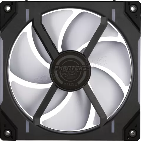 Photo de Ventilateur de boitier Phanteks D30 Reverse Airflow RGB - 14cm (Noir)