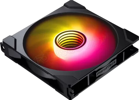 Photo de Ventilateur de boitier Phanteks M25 Gen2 Reverse RGB - 14cm (Noir)