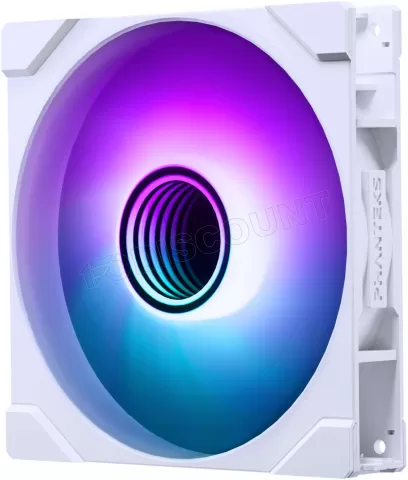 Photo de Ventilateur de boitier Phanteks M25 Gen2 RGB - 14cm (Blanc)