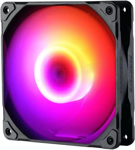 Photo de Ventilateur de boitier Phanteks M25 RGB - 12cm (Noir)